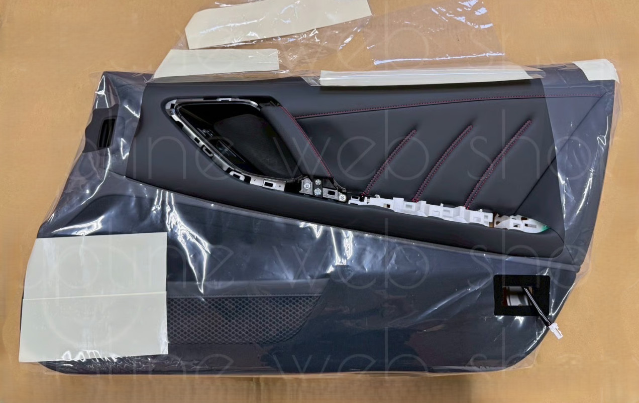 Genuine Nissan GT-R R35 2025 Track Edition Front Door Panels Red Stitch LH RH