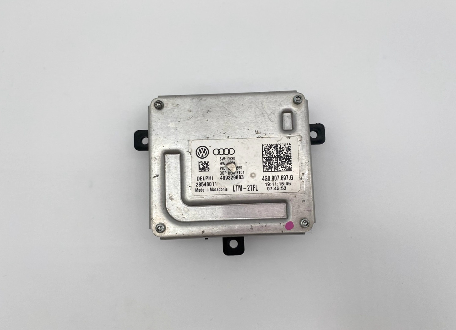 2012-2017 Audi Volkswagen Headlight LED DRL Control Module Ballast 4G0 907 697 G