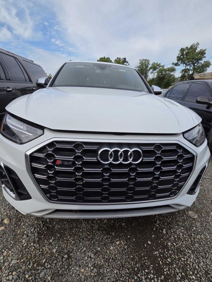 Grille Classic Style Center Silver Surround Fits 21-25 AUDI SQ5 1727485