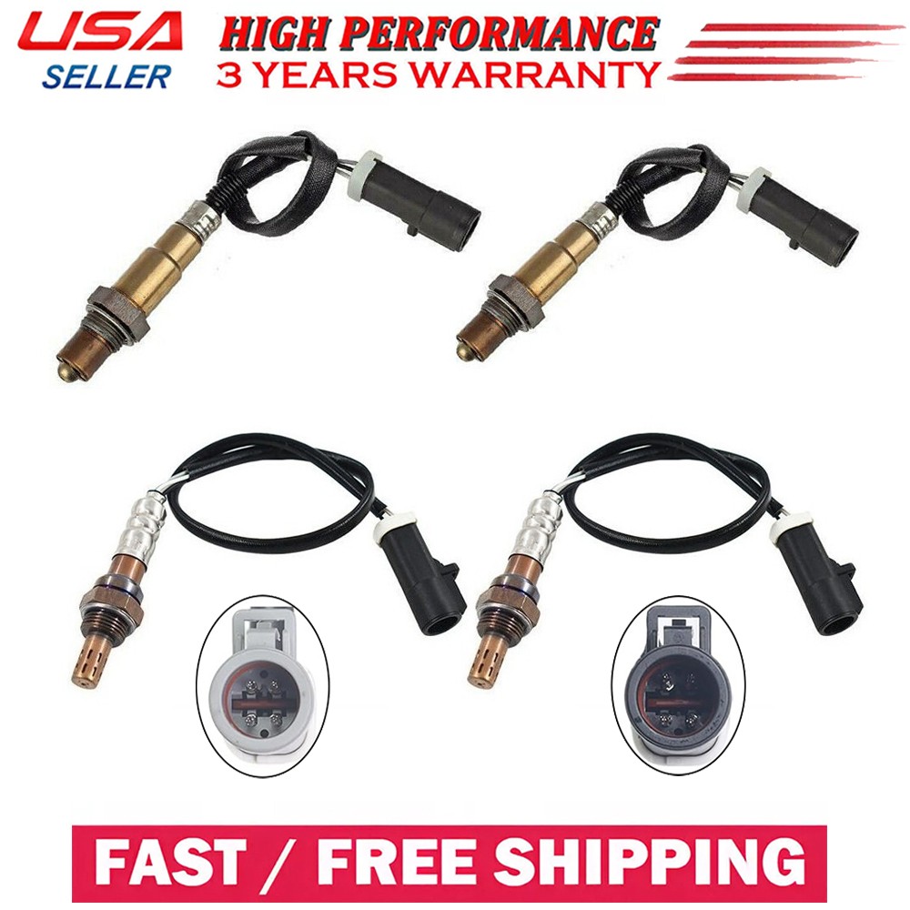 4PCS Oxygen O2 Sensor Up+Downstream For 2004-2010 Ford Explorer 4.0L-V6 4.6L-V8