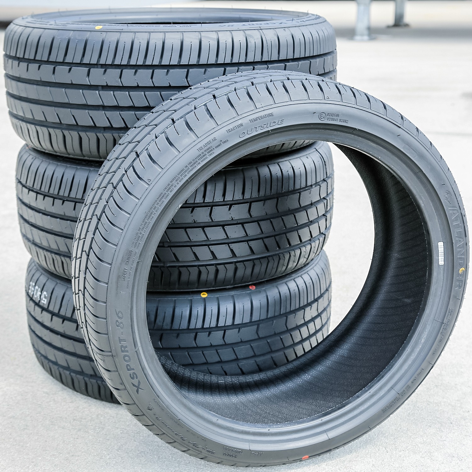 4 Atlander XSport-86 225/40R19 ZR 93W XL Summer Tires 50k Mi Warranty 420AA