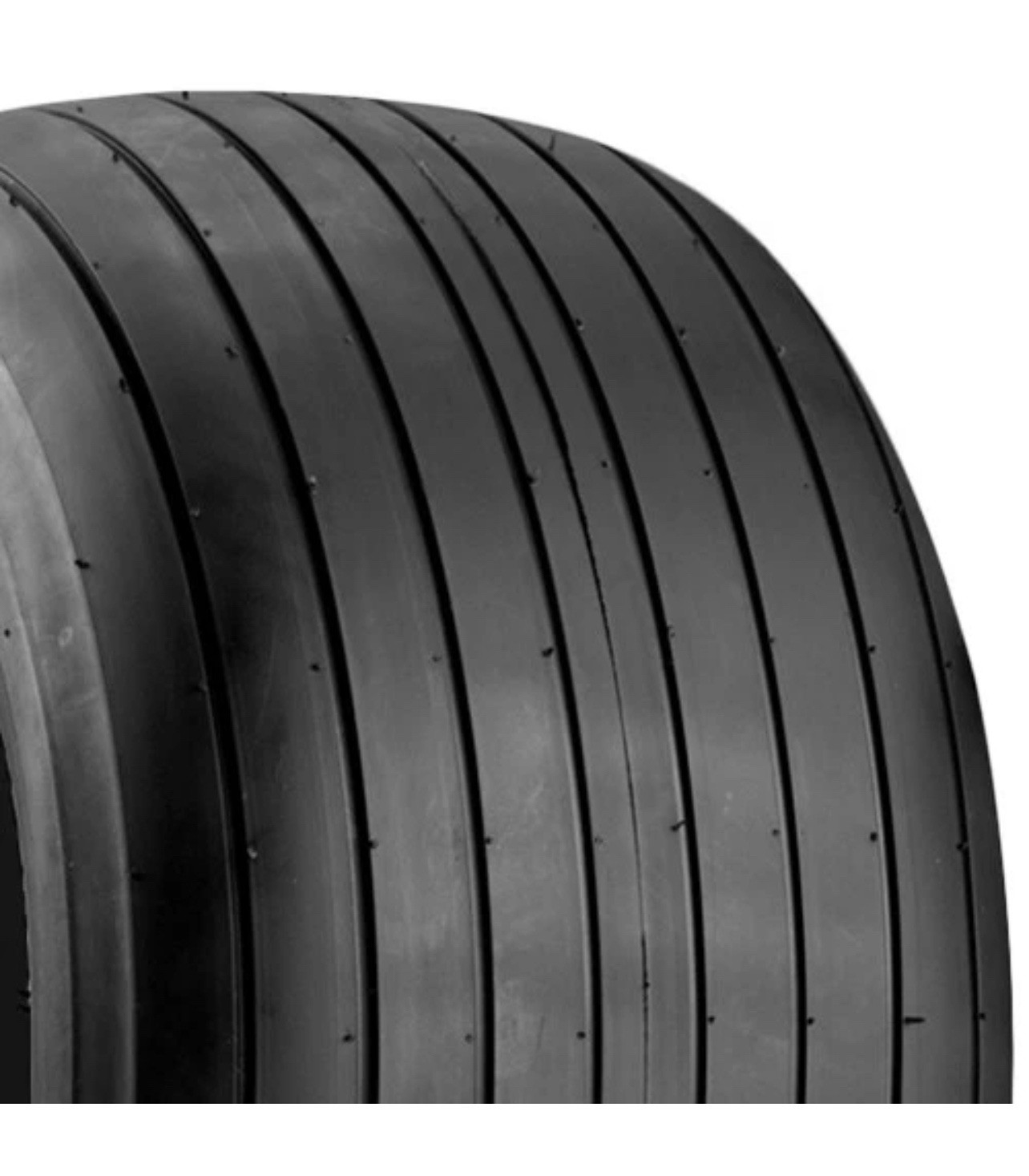 (QTY 4) 13x5.00-6 Carlstar Straight Rib 52A3 Load Range B Black Wall Tires