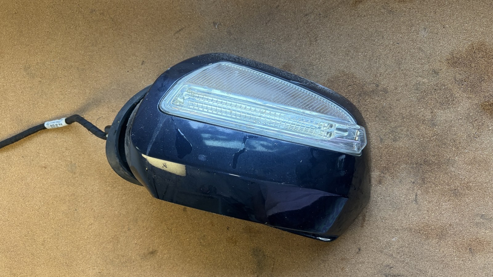 09-11 Mercedes W164 ML350 ML550 Left Driver Door Mirror Blue OEM A1648102519