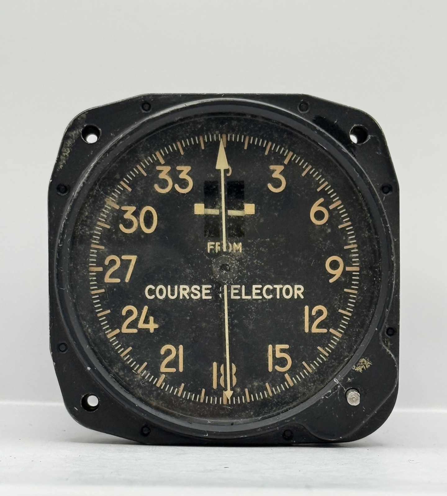 VTG Kollsman 1659-010130 Aircraft Course Selector Aviation Indicator Instrument VTG Kollsman 1659-010130 Aircraft Course Selector Aviation Indicator Instrument
