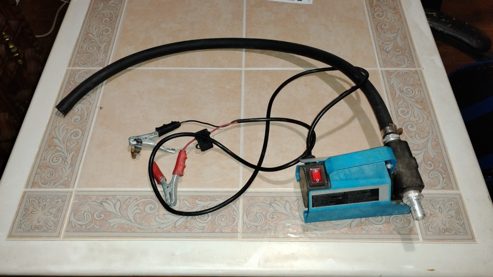 12V DC Portable Diesel Transfer Pump H Freight Brand Pump