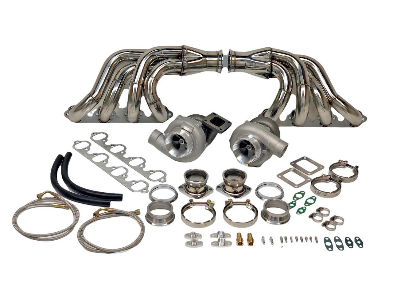 Big Block FOR FORD MERCURY LINCOLN Twin Turbo kit BBF 429 460 Headers Manifolds Big Block FOR FORD MERCURY LINCOLN Twin Turbo kit BBF 429 460 Headers Manifolds