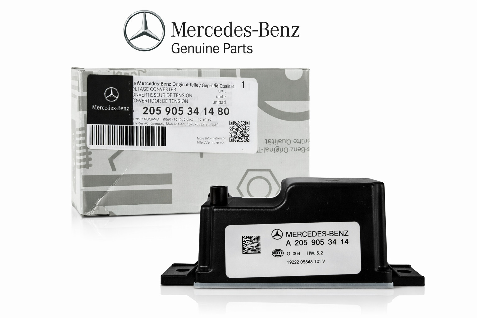 Mercedes W222 Voltage Converter OEM NEW S63 S65 AMG 4MATIC