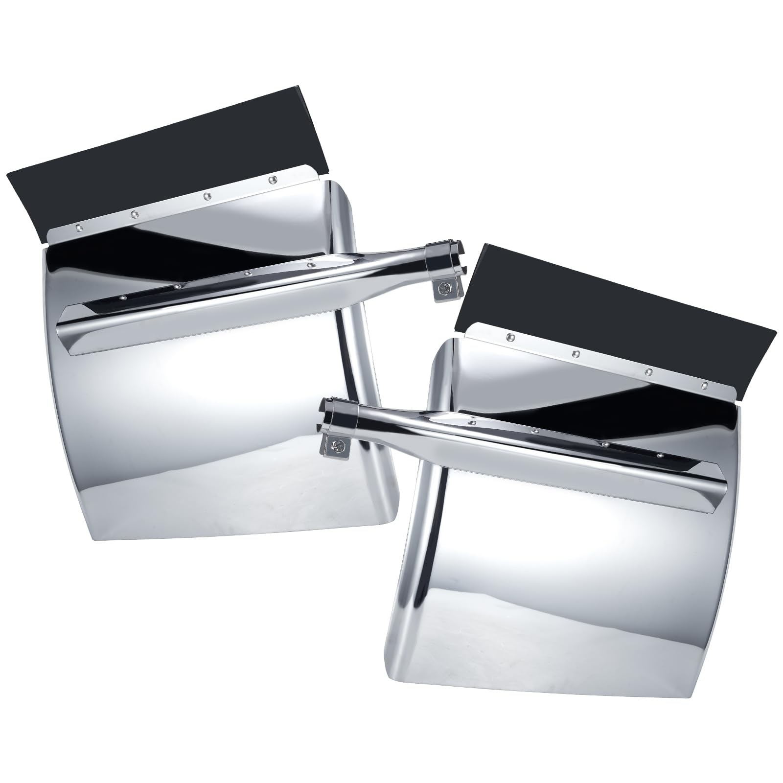 New Pair Stainless Steel Quarter Fender 24\ New Pair Stainless Steel Quarter Fender 24\