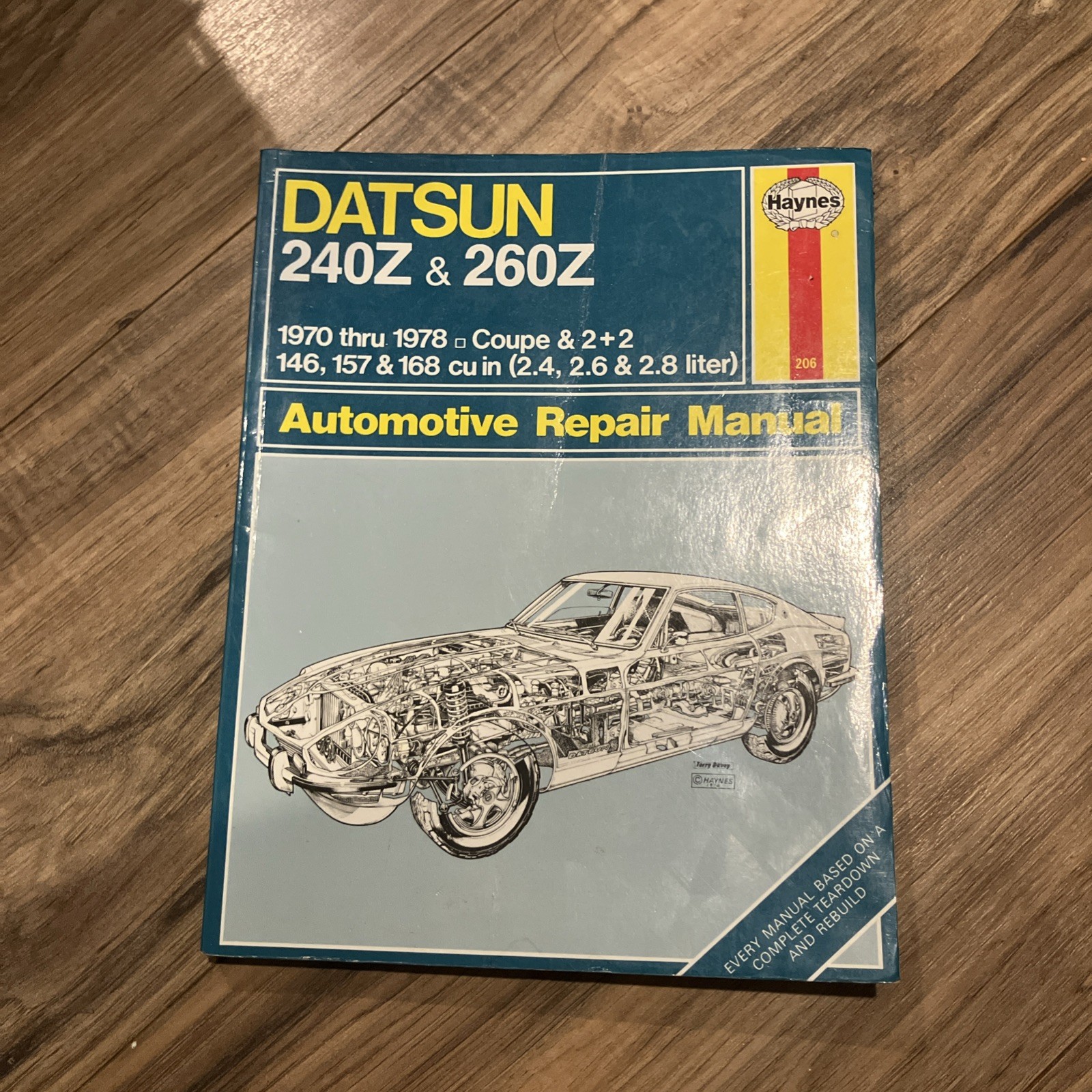 Vintage 1970-1978 Datsun 240Z & 260Z Haynes Repair Manual No 206 like New
