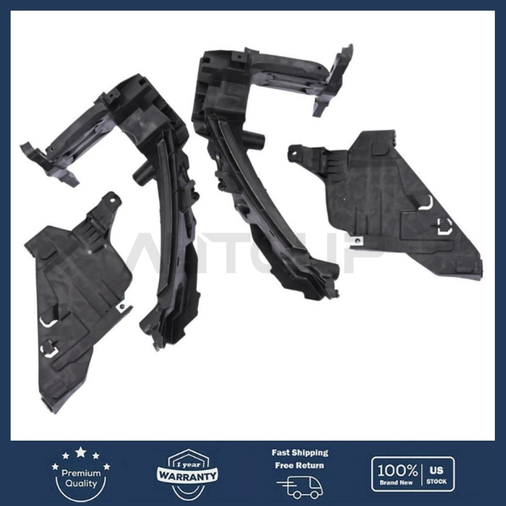 4Pcs Headlight Mounting Support Bracket Plate for Audi Q5 SQ5 8R 2013-2016 2017
