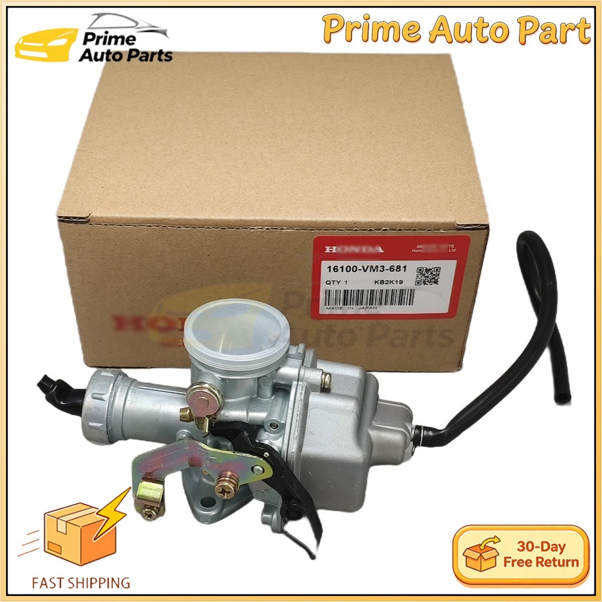 NEW Carburetor For Honda ATC200M 1984-85 & Big Red 200 82-84 16100-VM3-681 US
