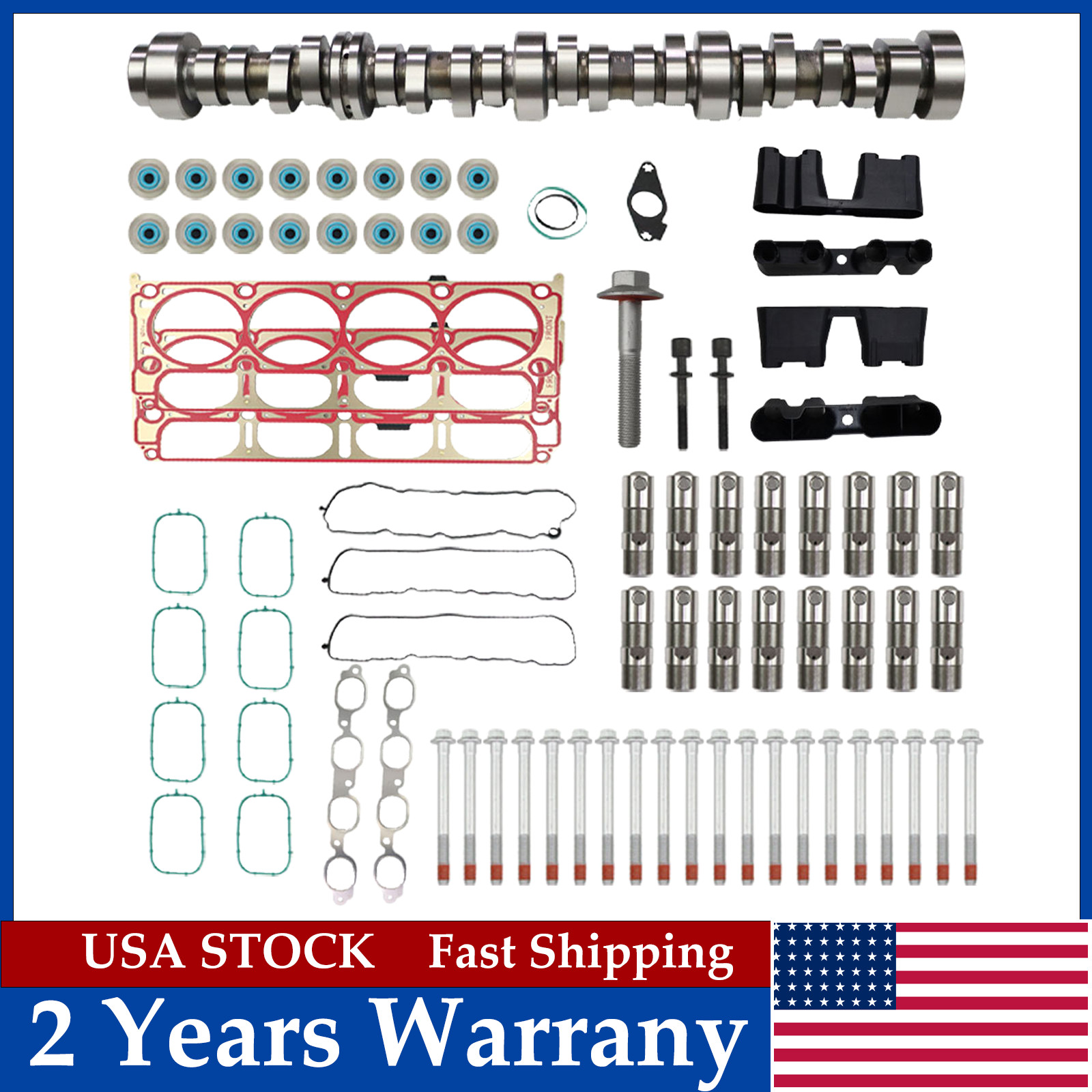 NON AFM Deleted Lifters Camshaft Kit 2014-2020 Cadillac Chevy GMC 6.2L Gen V L86
