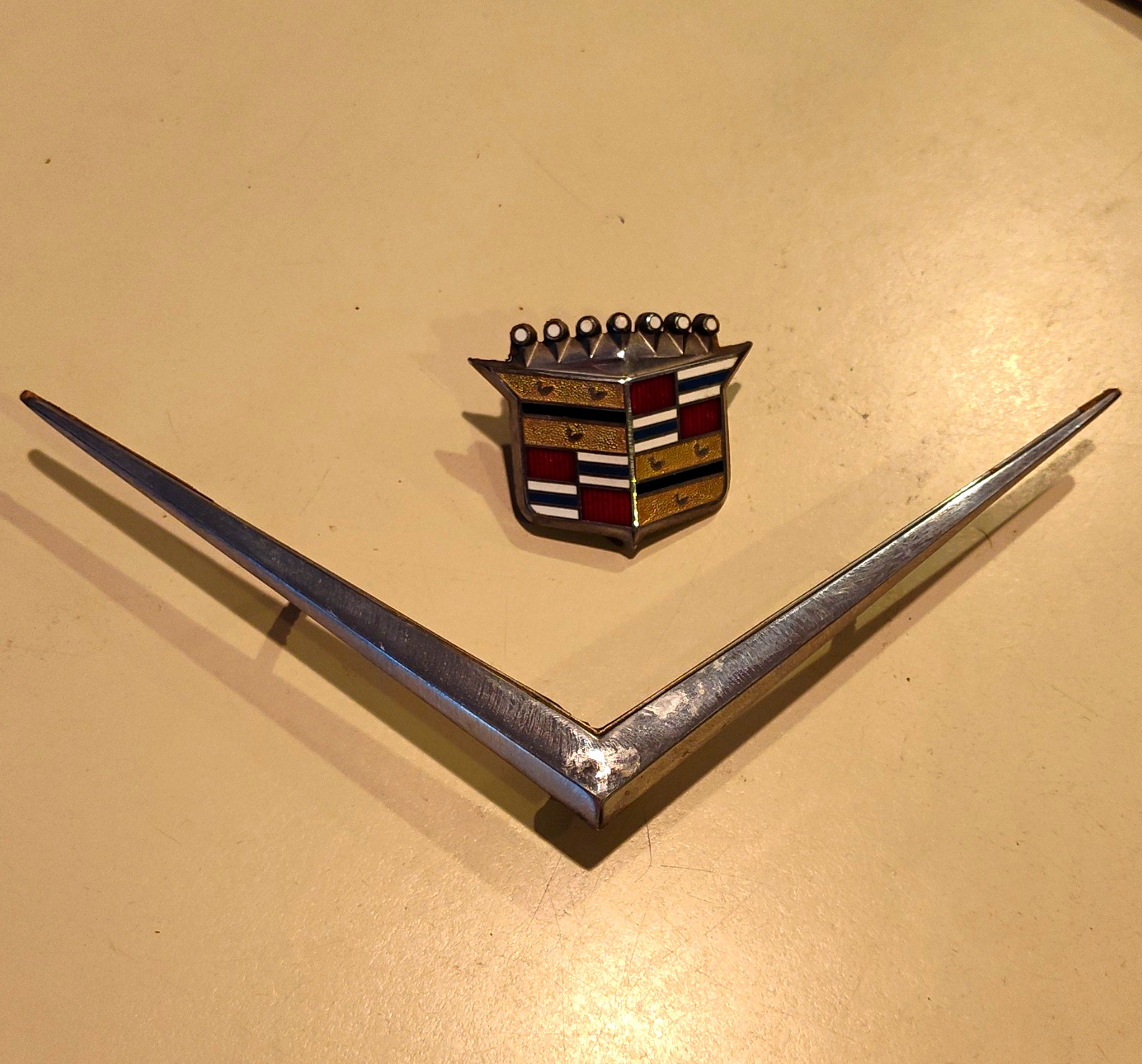 Cadillac Emblem Set Original 1970s