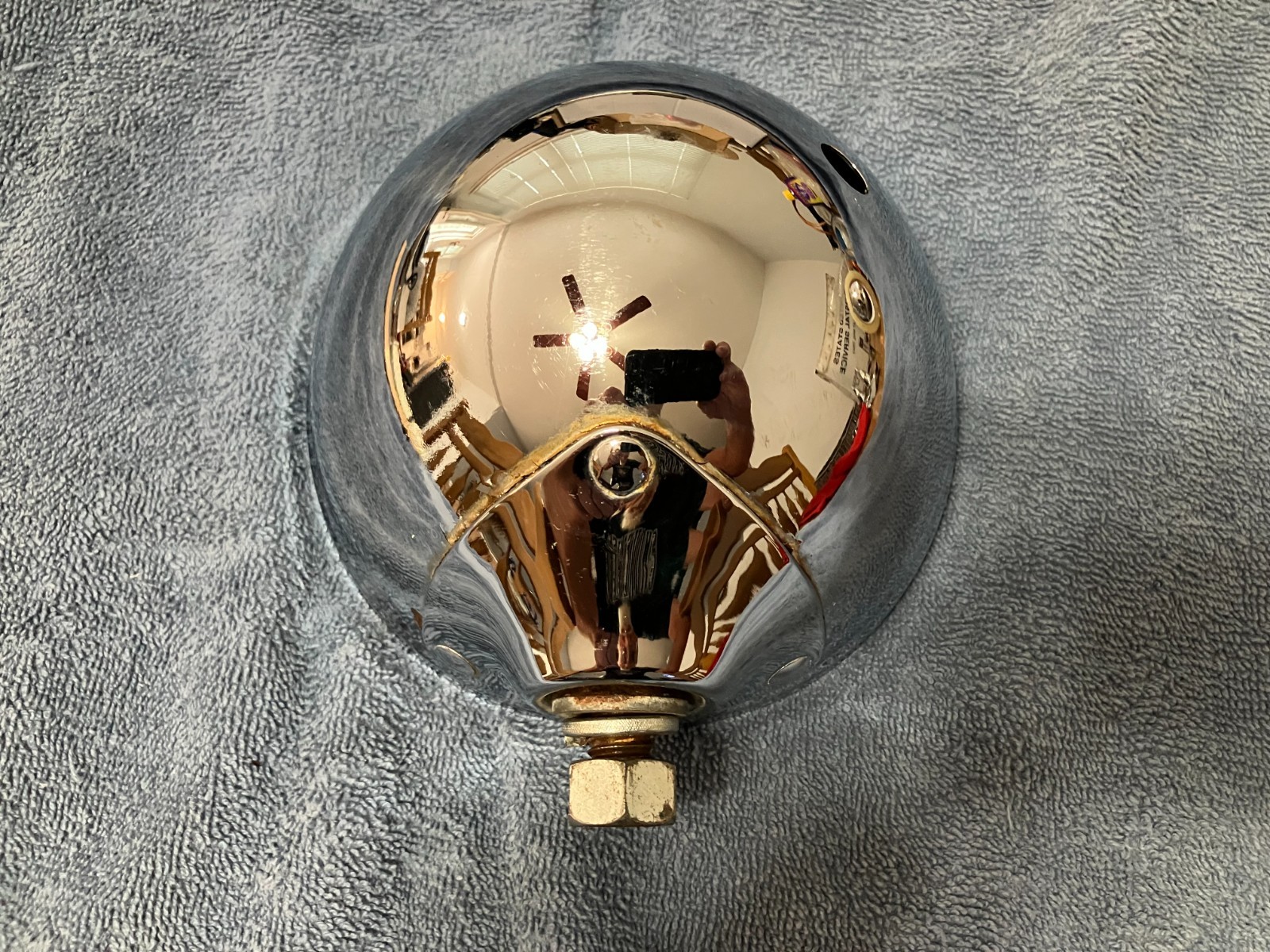 vintage KD 866 chrome 5 3/4 headlight bucket SAE 88 harley chopper