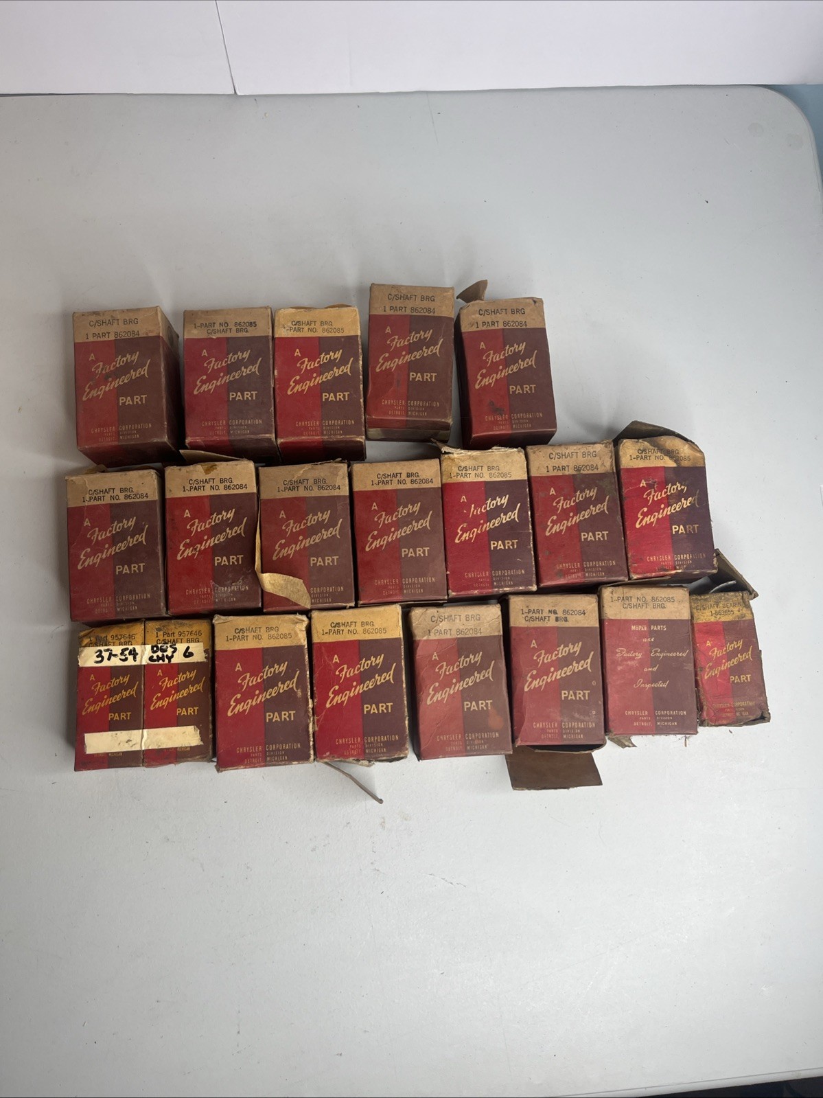 NOS Vintage Chrysler Factory Engineered Engine Bearing Lot 1930s 1940s Mopar