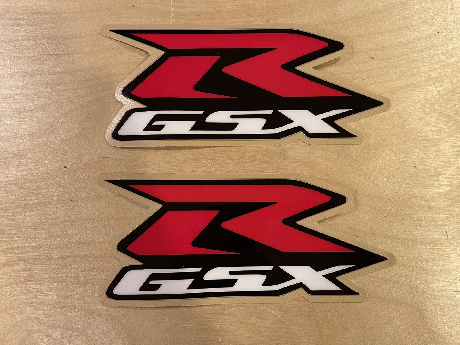 2 Suzuki GSXR Decals Stickers 600 GSXR 750 1000 emblem bike graphics gloss 2 Suzuki GSXR Decals Stickers 600 GSXR 750 1000 emblem bike graphics gloss