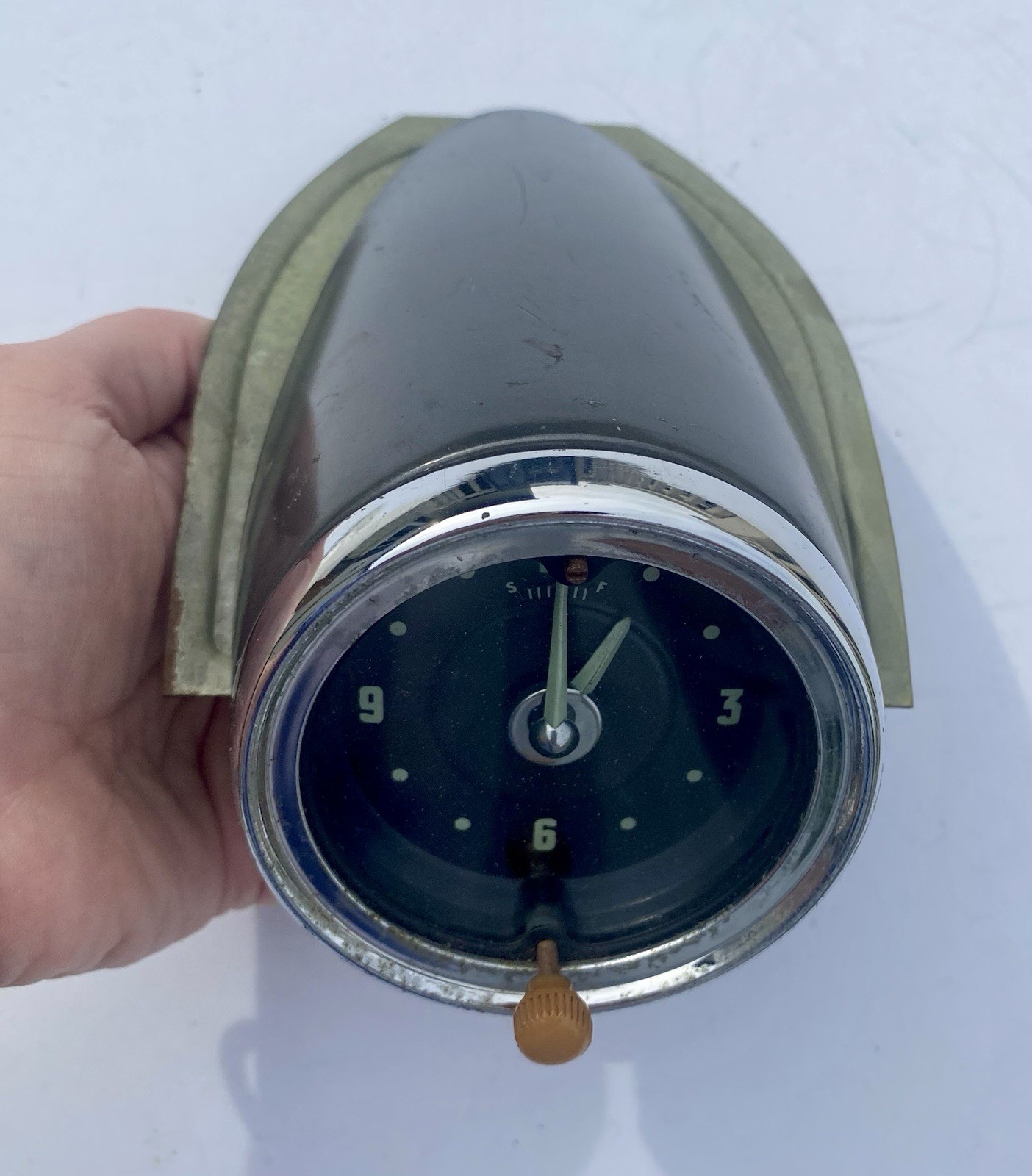 Vintage 1951 1952 Chevrolet Car Auto Interior Dash Clock Original Vintage 1951 1952 Chevrolet Car Auto Interior Dash Clock Original
