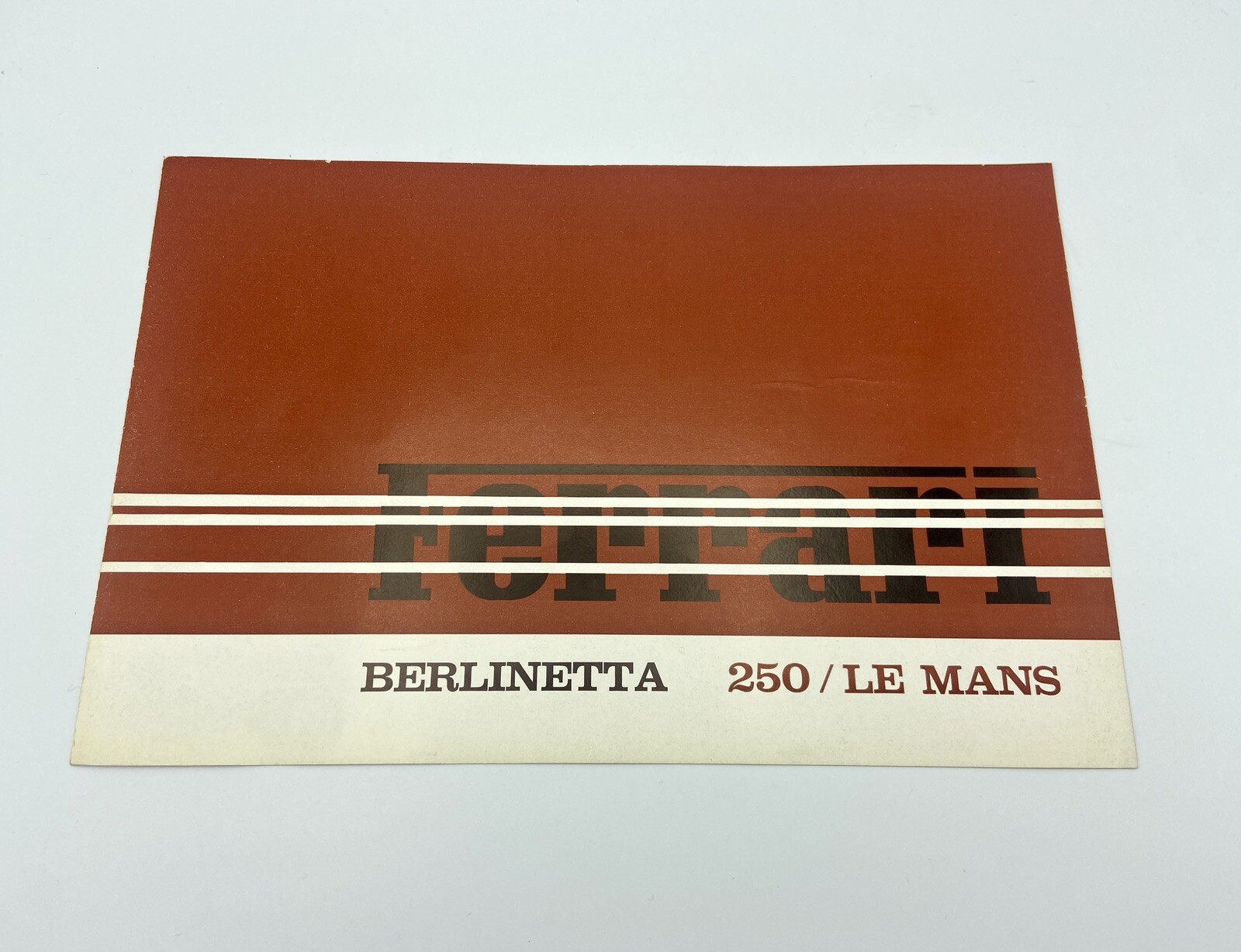 FERRARI 250 LM BERLINETTA LE MANS | BROCHURE | PROSPEKT | DEPLIANT | ORIGINAL FERRARI 250 LM BERLINETTA LE MANS | BROCHURE | PROSPEKT | DEPLIANT | ORIGINAL