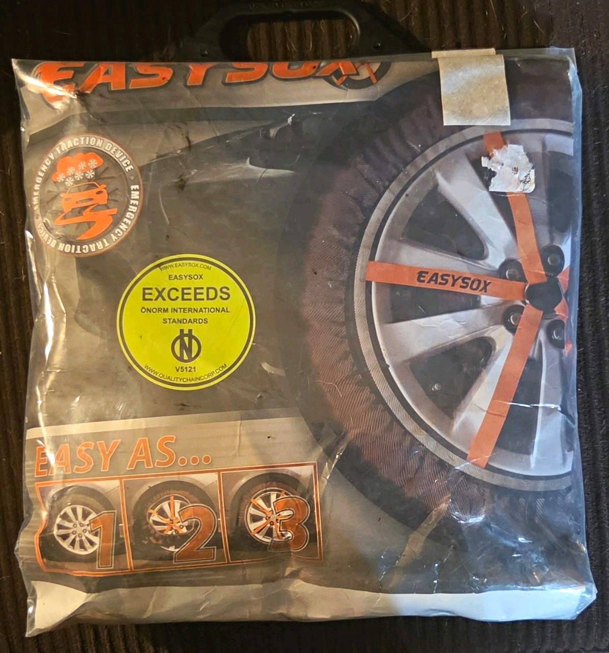 NEW Quality Chain EasySox ES80 Emergency Snow Traction Tire Chains Auto SUV