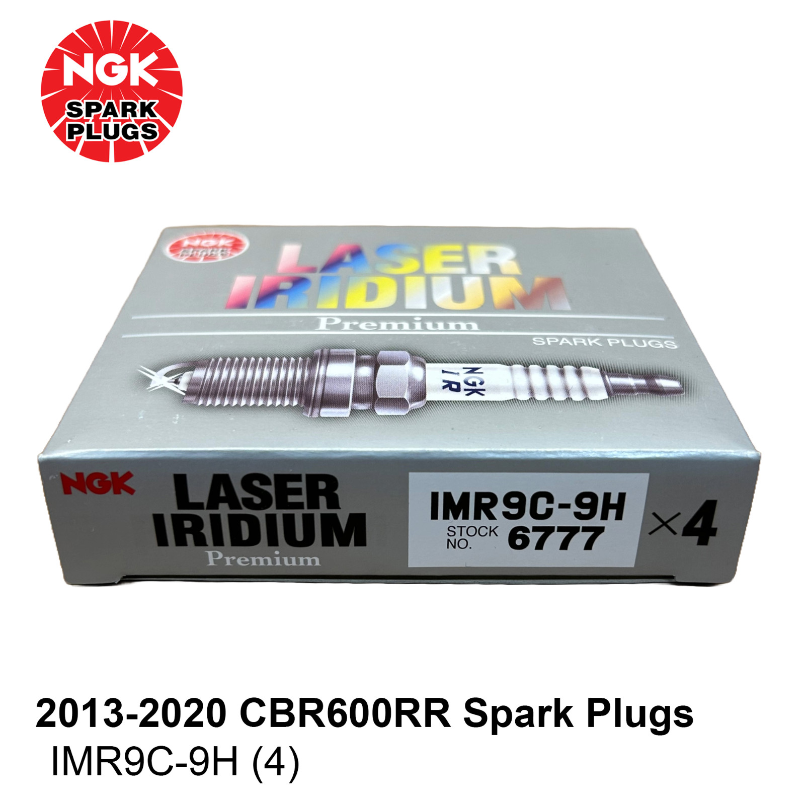2013-2020 Honda CBR600RR Spark Plugs NGK Laser Iridium IMR9C-9H 4 Pack CBR954RR