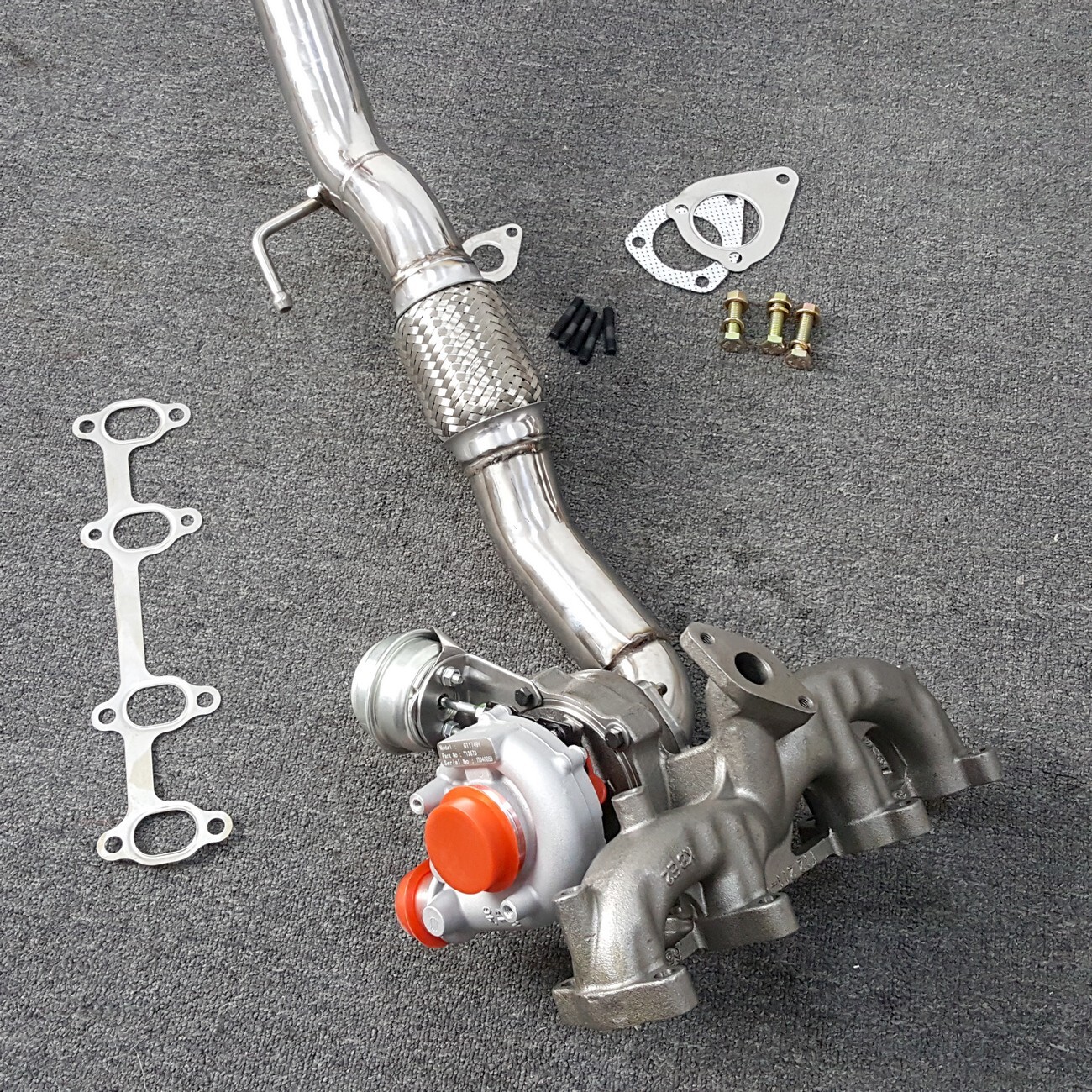 GT1749V Turbocharger + V2 Exhaust kit for VW Beetle Golf Jetta ALH 1.9TDI 98-04