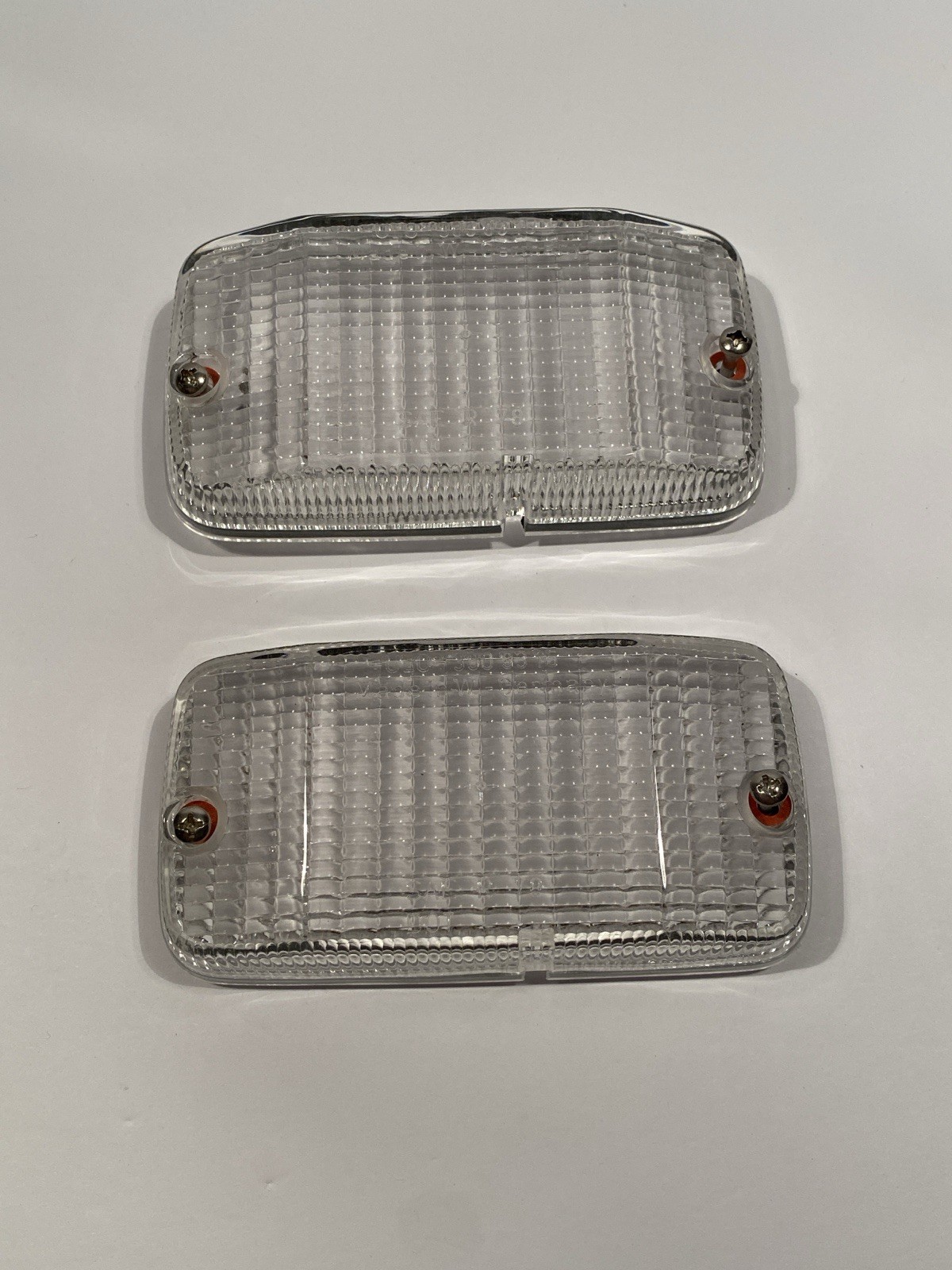 SET OF 2 OEM Mercedes Benz W123 REVERSE BACK UP LIGHT LAMP LENS 300TD S123 WAGON