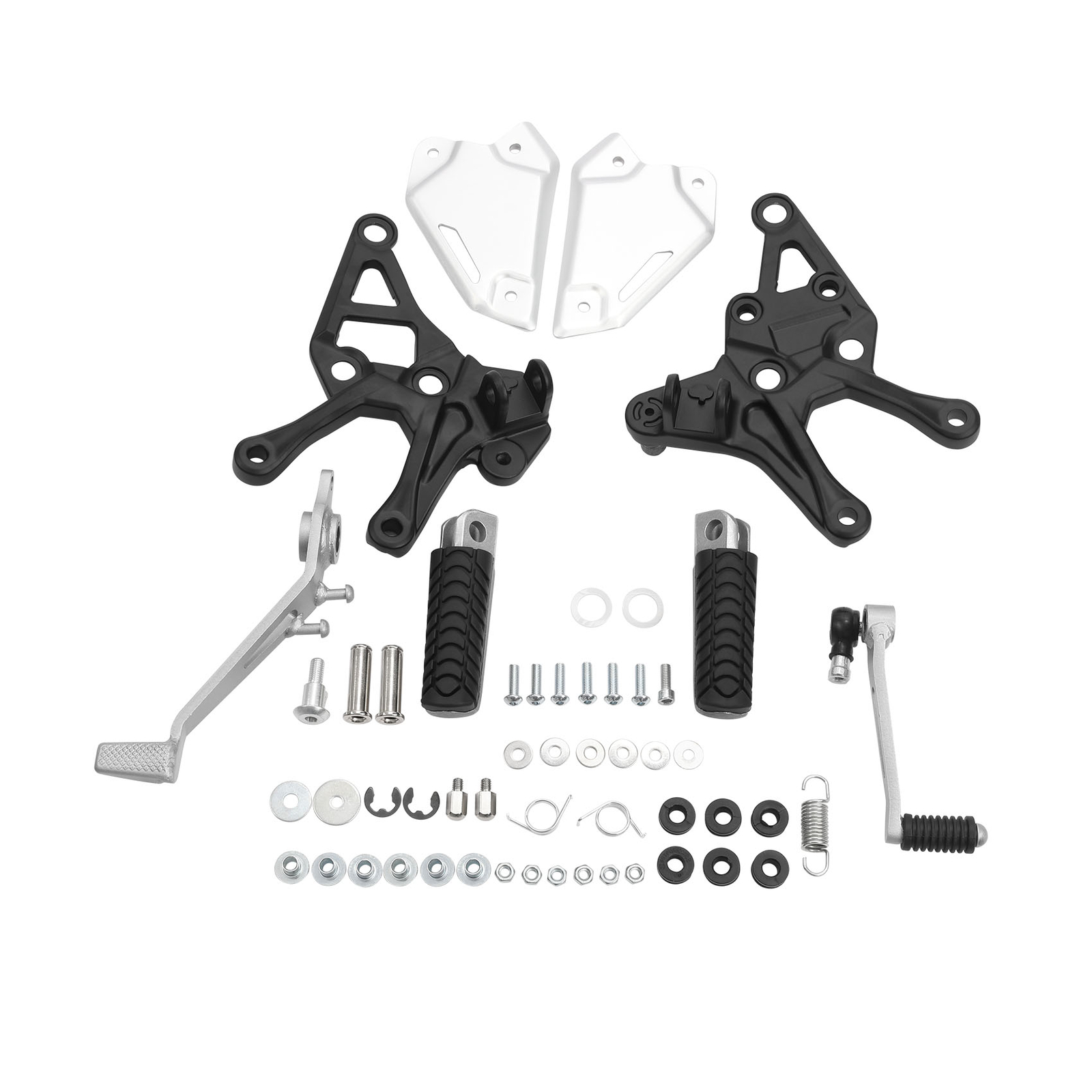 Front Foot Pegs Footrest Brake Shift Pedals Set Fits For Kawasaki Z900 2017-2024
