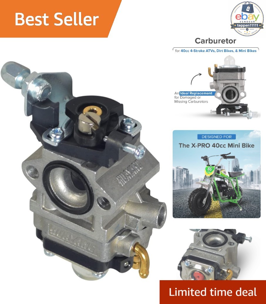 Carburetor For X-PRO 40cc Mini Bike 4-Stroke Engine 11 mm 15 mm Dirt Bike