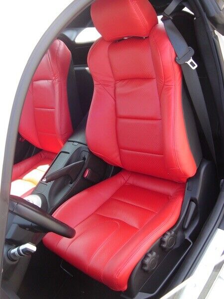 Fits For Nissan 350Z 2003-2008 Synthetic Leather Sports Seat Covers In Red