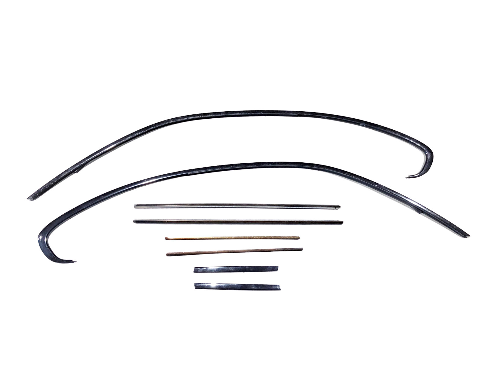 07-13 BMW 328i 335i E92 Shadowline Gloss Black Door WIndow Trim Moulding Set 09