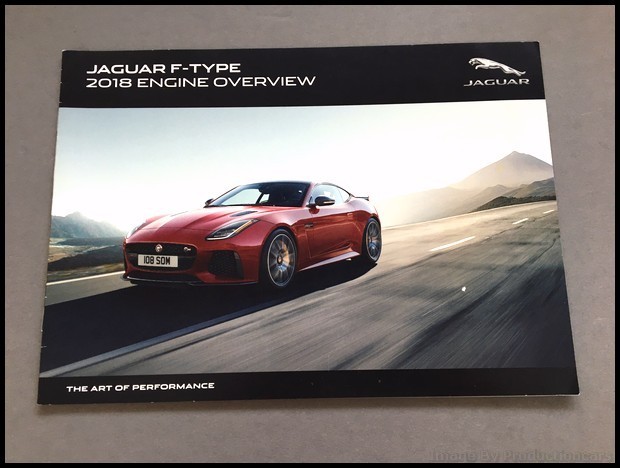 2018 Jaguar F-Type 16-page Car Sales Brochure Catalog - Engine Spec SVR S