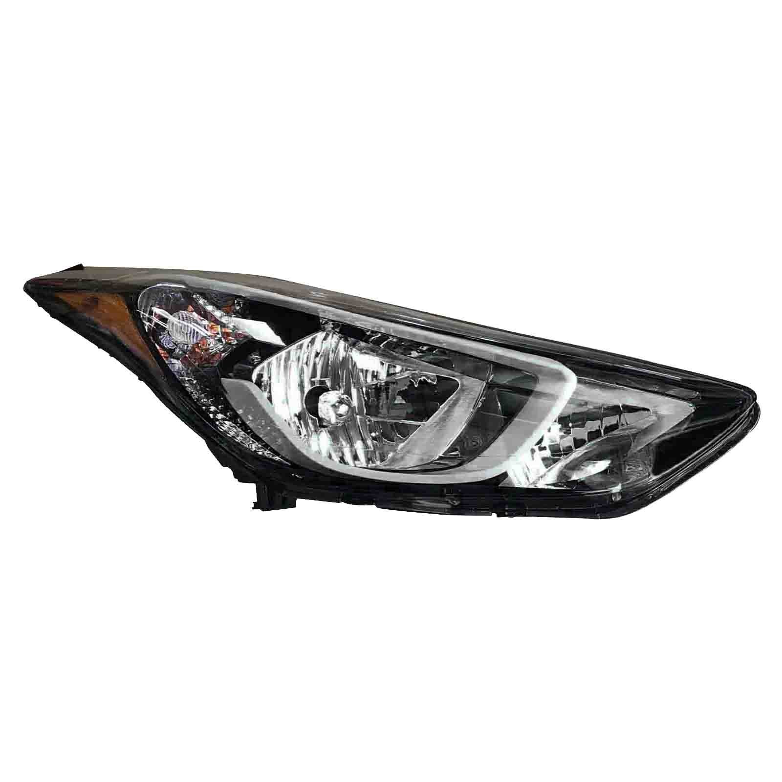For 2014 2015 2016 Hyundai Elantra Headlight Right Side Passenger w/ Bulbs