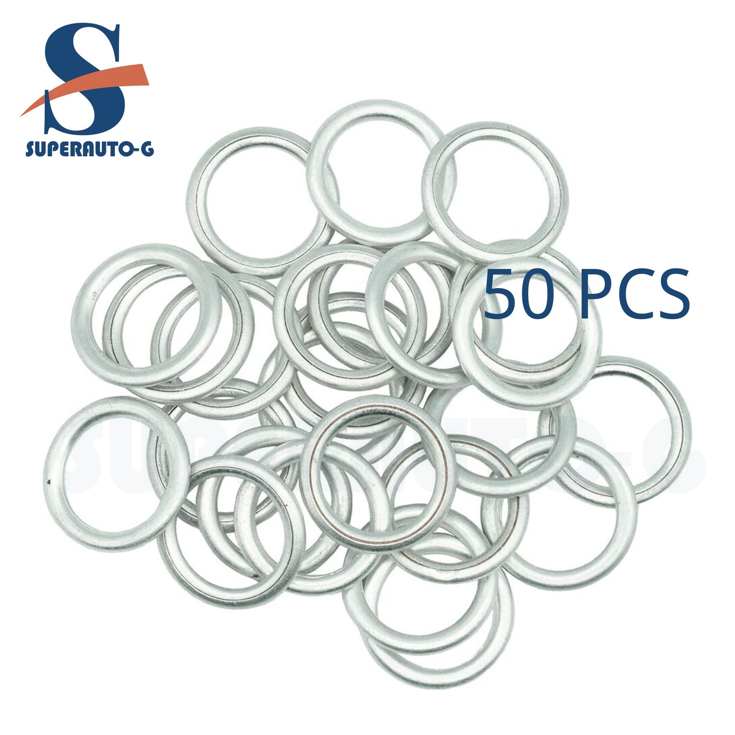 50 x M14 Crush Washer Oil Drain Plug Gasket Fit for Mitsubish MD050317