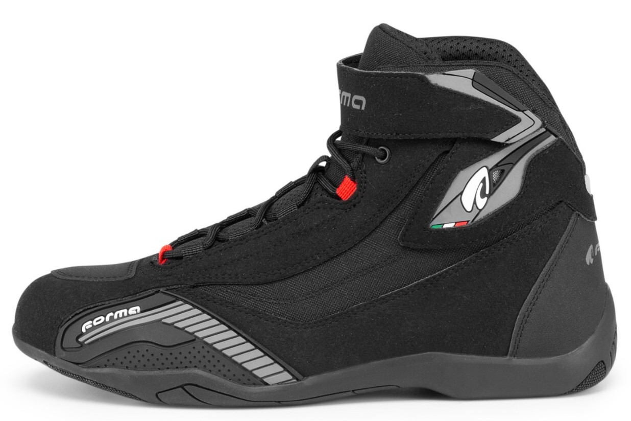 Forma GENESIS motorcycle boots, urban city street riding shoe blaze ride square