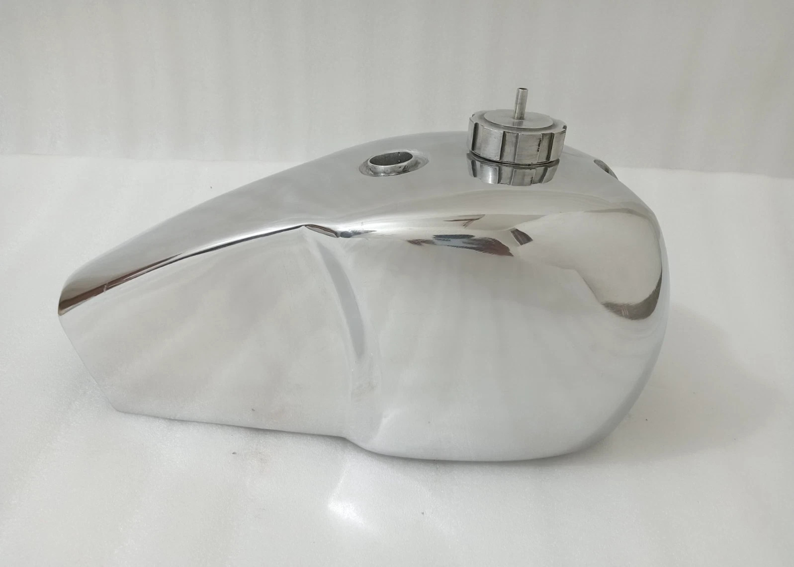Triumph TR 20 Tiger Cub 200 Trial Pre 1970 Aluminum Polish Fuel Gas Tank + Cap
