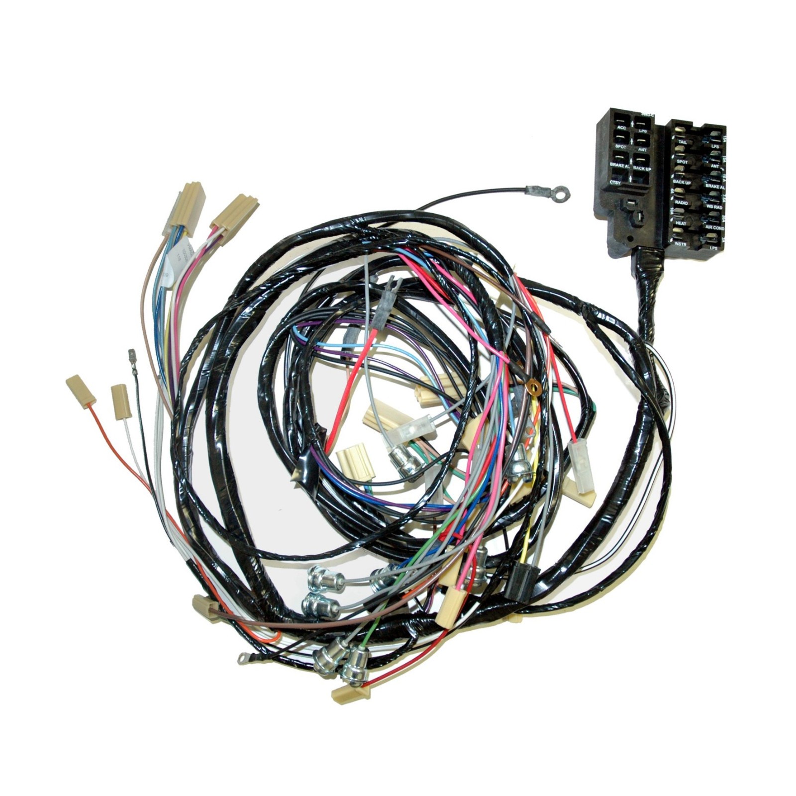1958-1961 Corvette Dash Main Wiring Harness with Fuse Box VMA5861 NEW