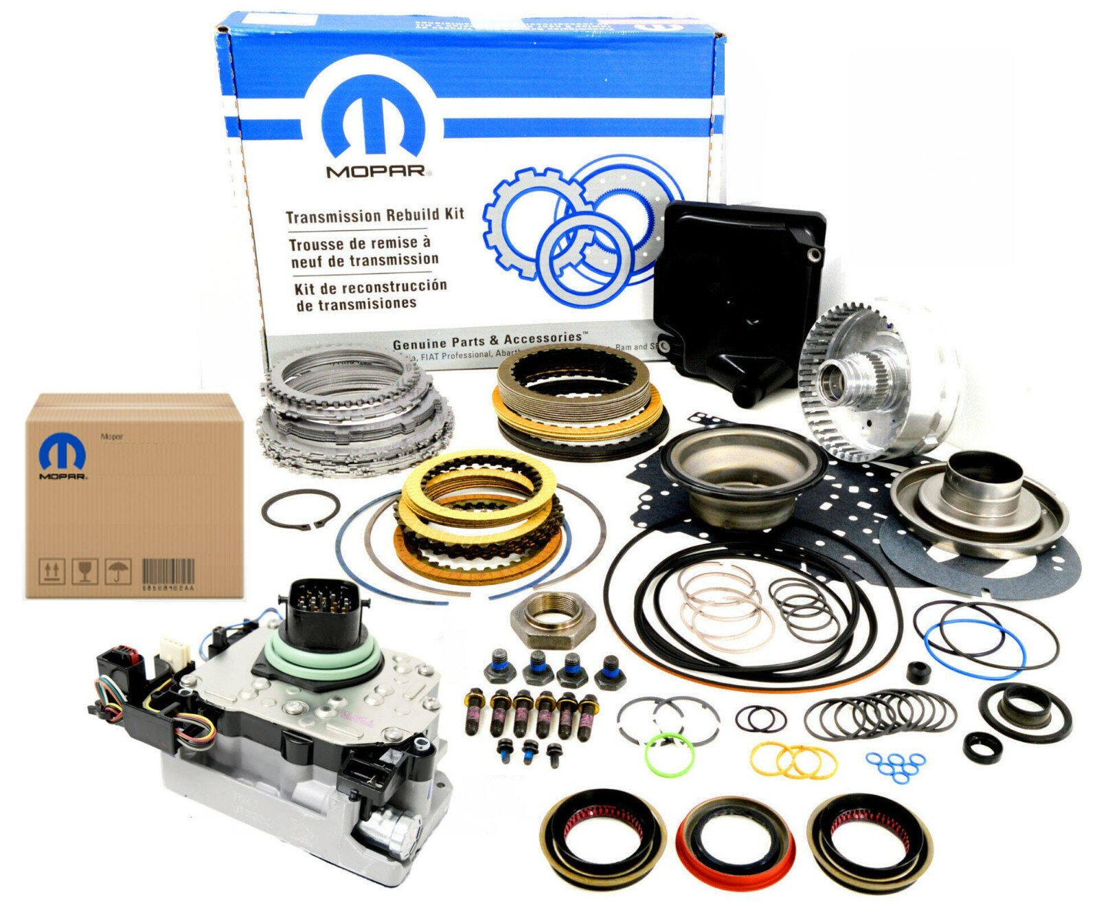 62TE  OEM Mopar Deluxe Rebuilding Kit & Shift Solenoid Caravan Pacifica  2007-On
