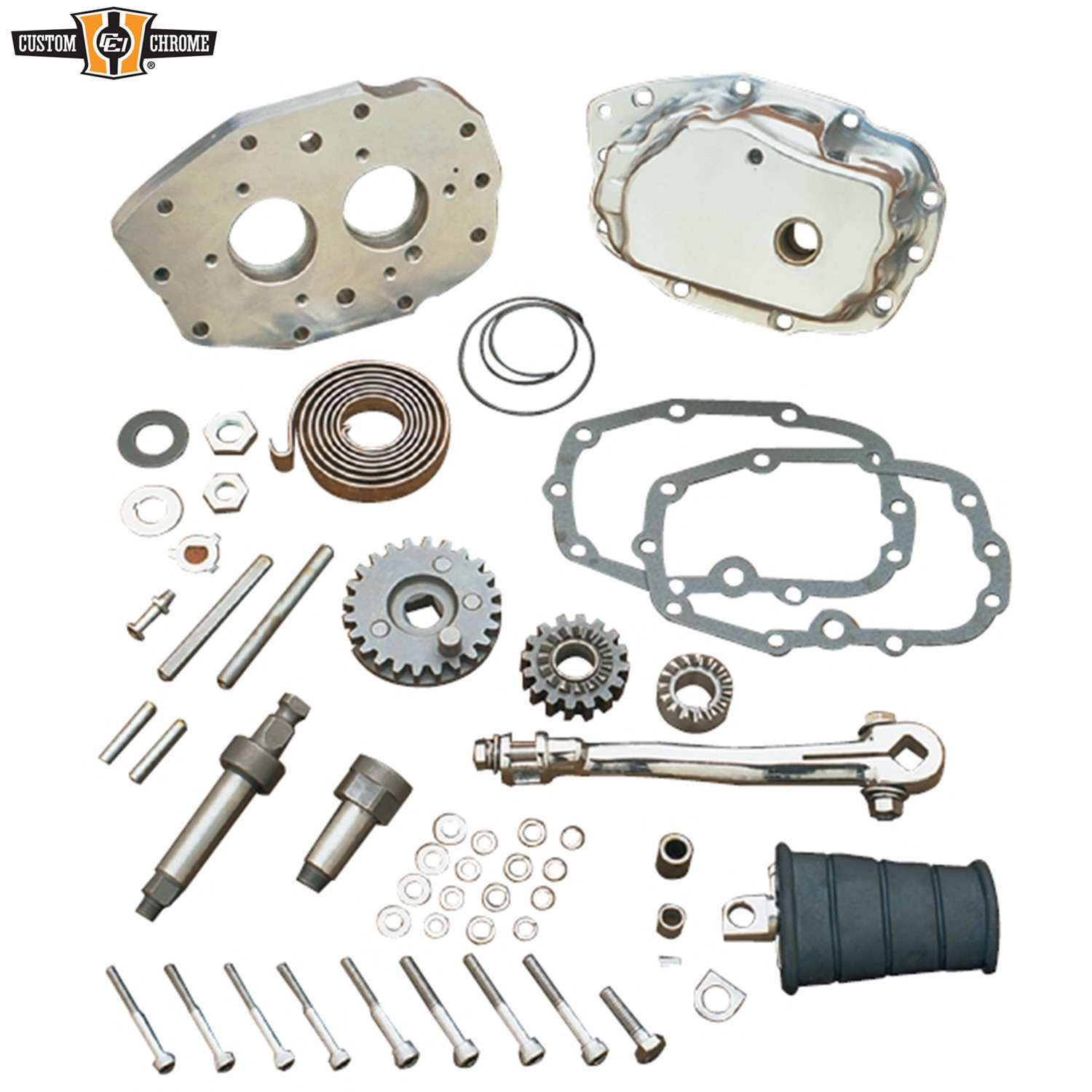 Complete Kickstart Kit Chrome Cover Fit For Harley 5-speed Big Twin 1982-1999