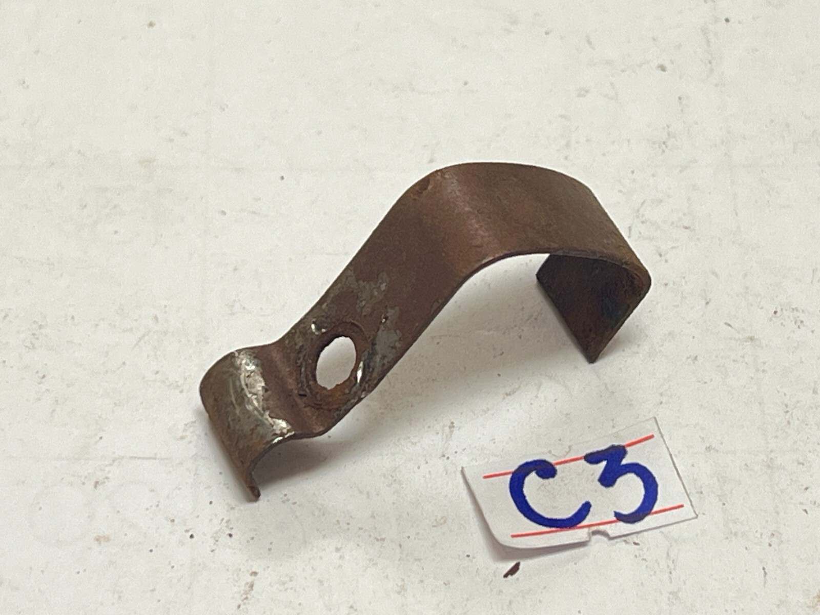 Used original 1939 40 41 46 Chevy GMC Truck Center Garnish Cover Clip OTH-B4 #C3