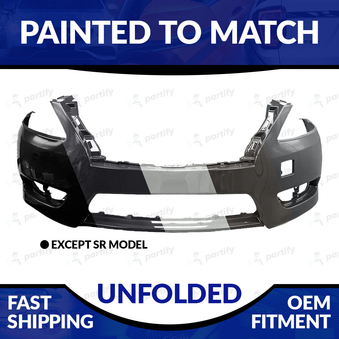 NEW Painted To Match Unfolded Front Bumper For 2013-2015 Nissan Sentra S/SV/SL