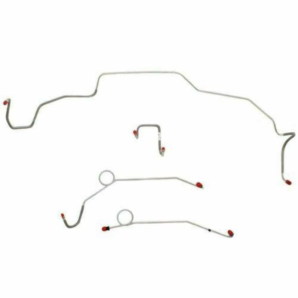 For 1967-69 Dodge Coronet Front Brake Line Kit Power Brakes Stainless RKT6706SS