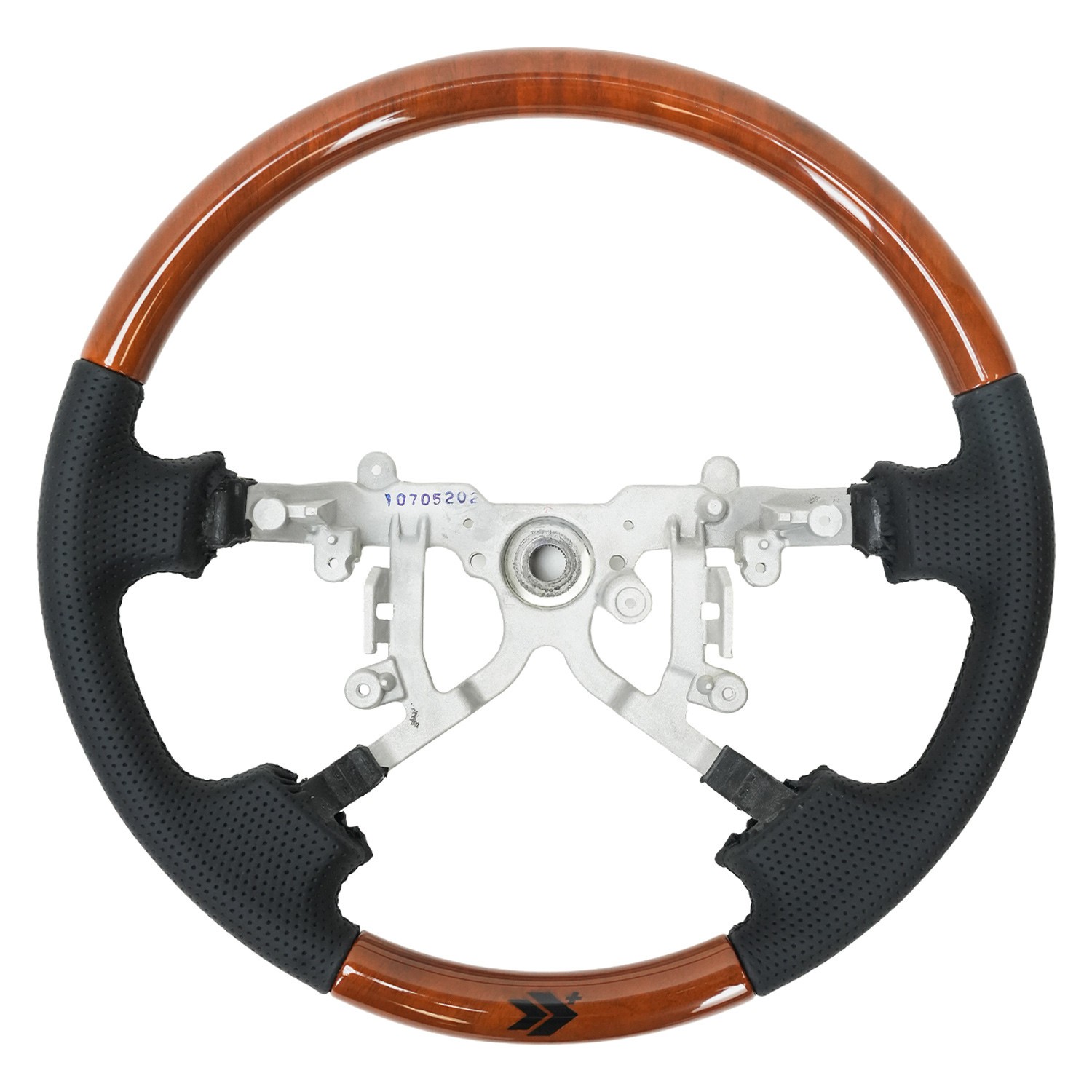 For Lexus LS430 01-06 NRG Innovations Steering Wheel, Black Leather, Koa Wood