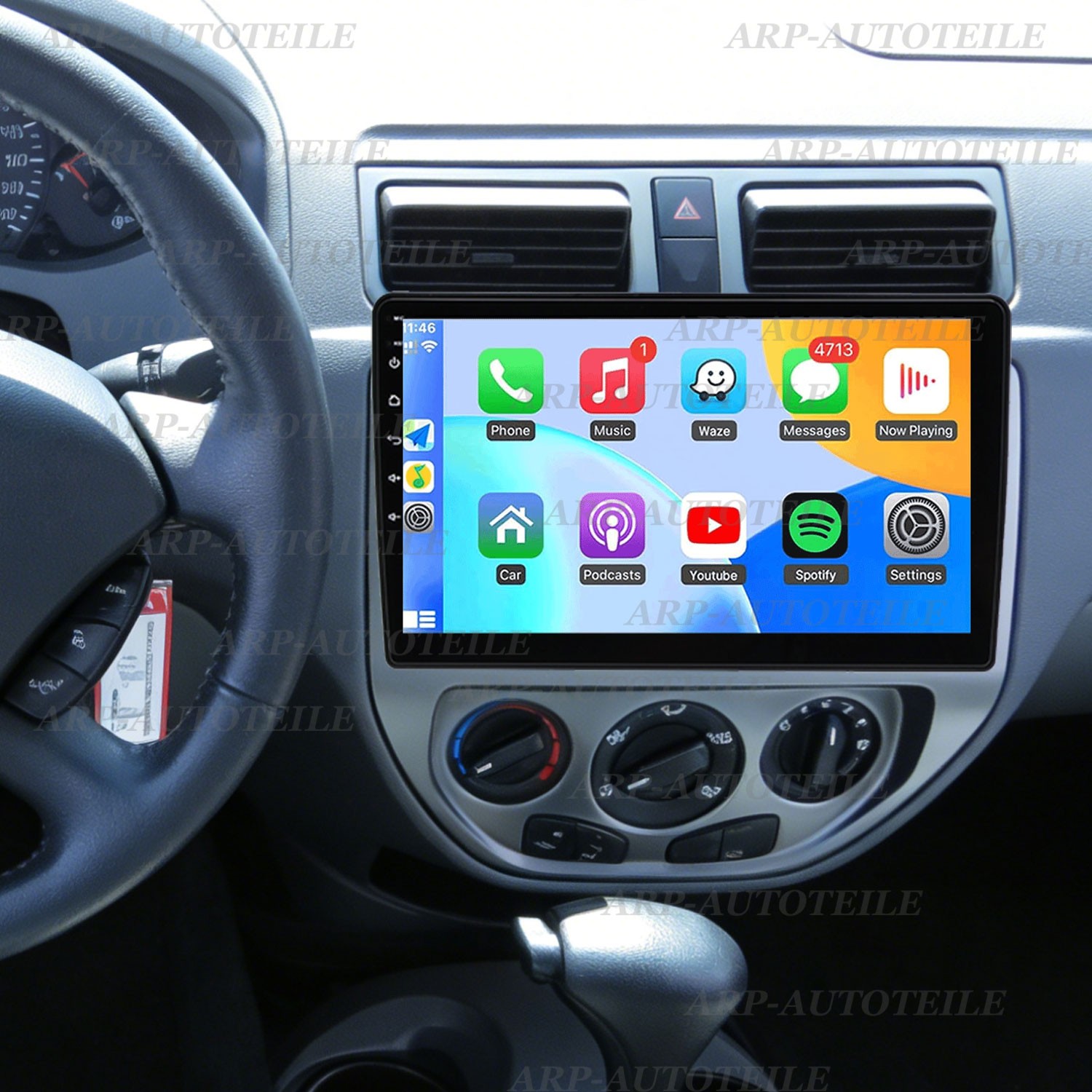 4+64G 10'' Android Car Stereo Radio For Ford Focus 2005-2007 Apple CarPlay NAVI