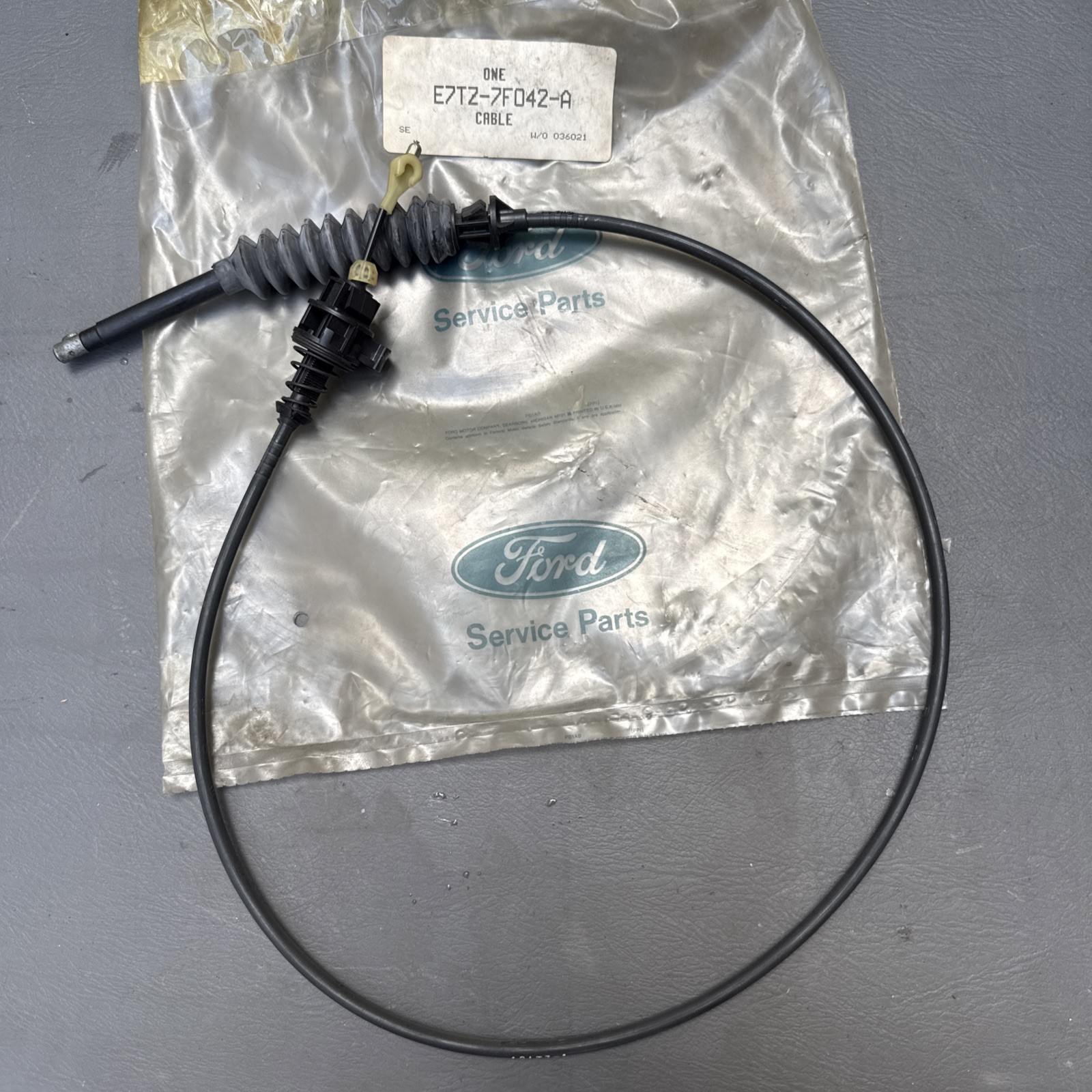 87-89 Ford Truck Transmission Kickdown Cable for TV pressure valve