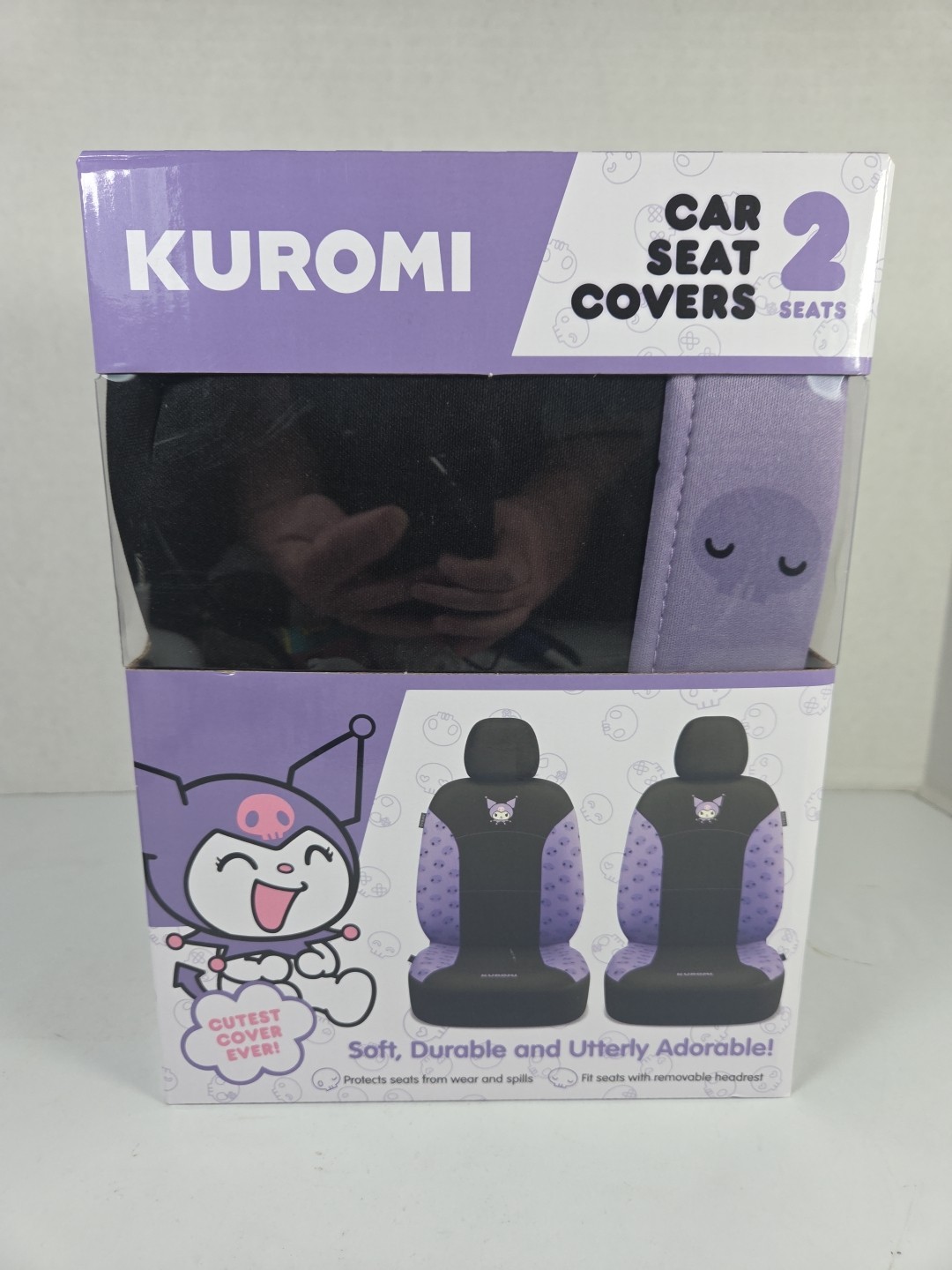 Kuromi 2 pc Low back seat covers Kuromi 2 pc Low back seat covers