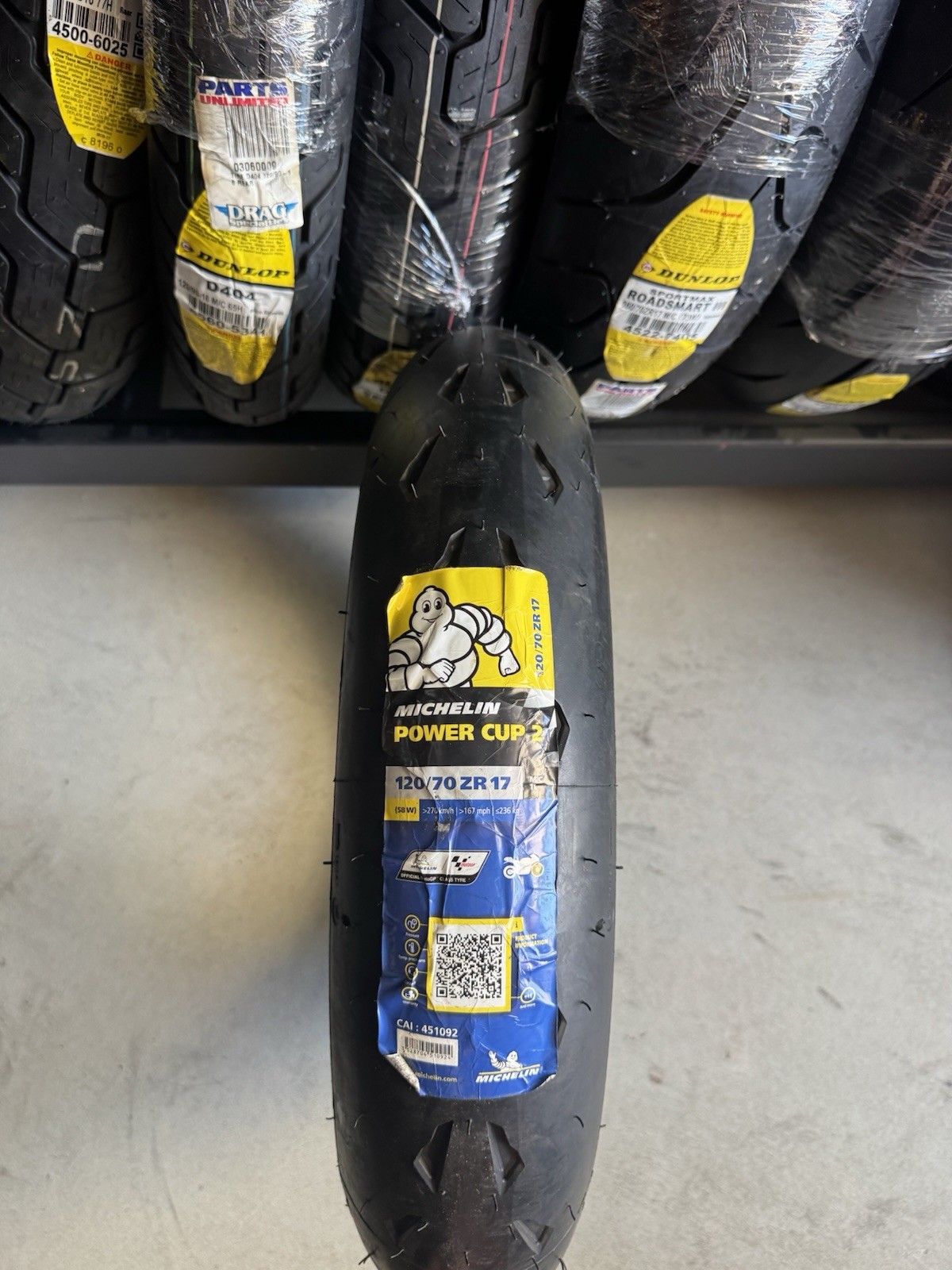Michelin Power Cup 2 Front Tire - 120/70ZR-17 01667