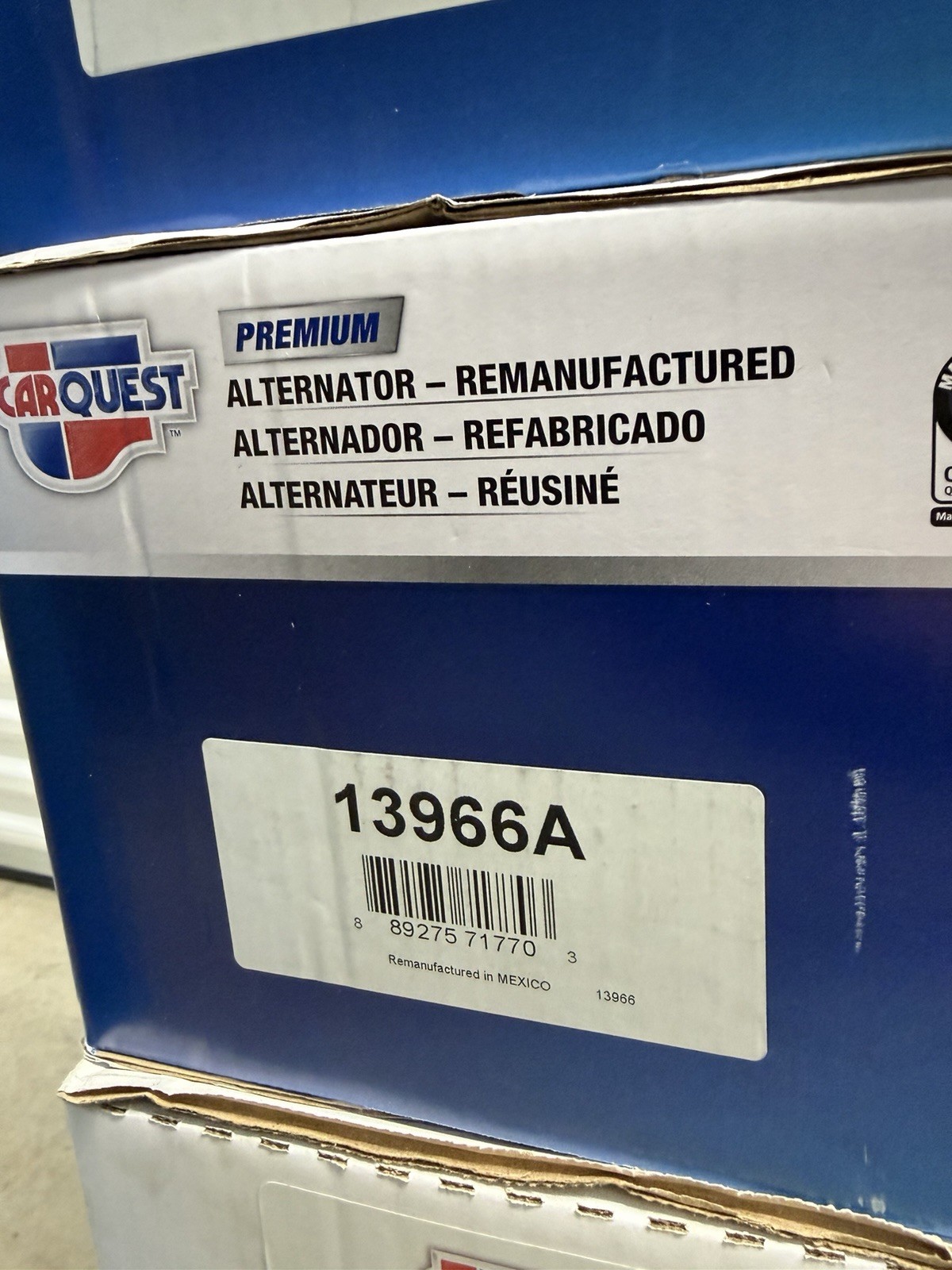 Alternator CARQUEST 13966A Remanufactured Acura RSX L4 Honda CR-V