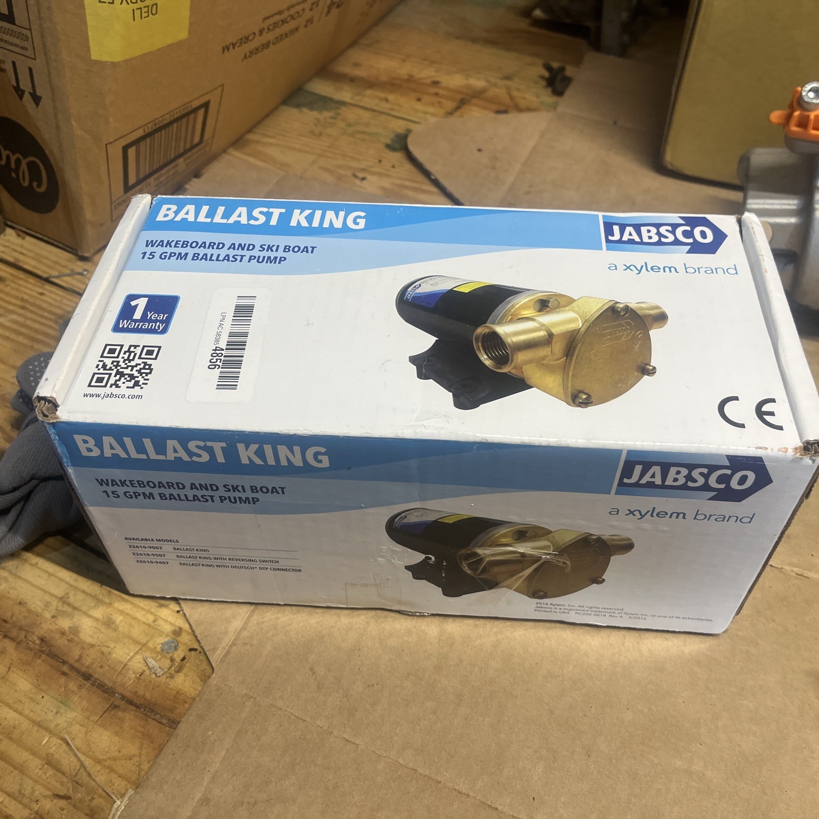 Jabsco 22610-9007 Ballast King 15 GPM Pump Jabsco 22610-9007 Ballast King 15 GPM Pump