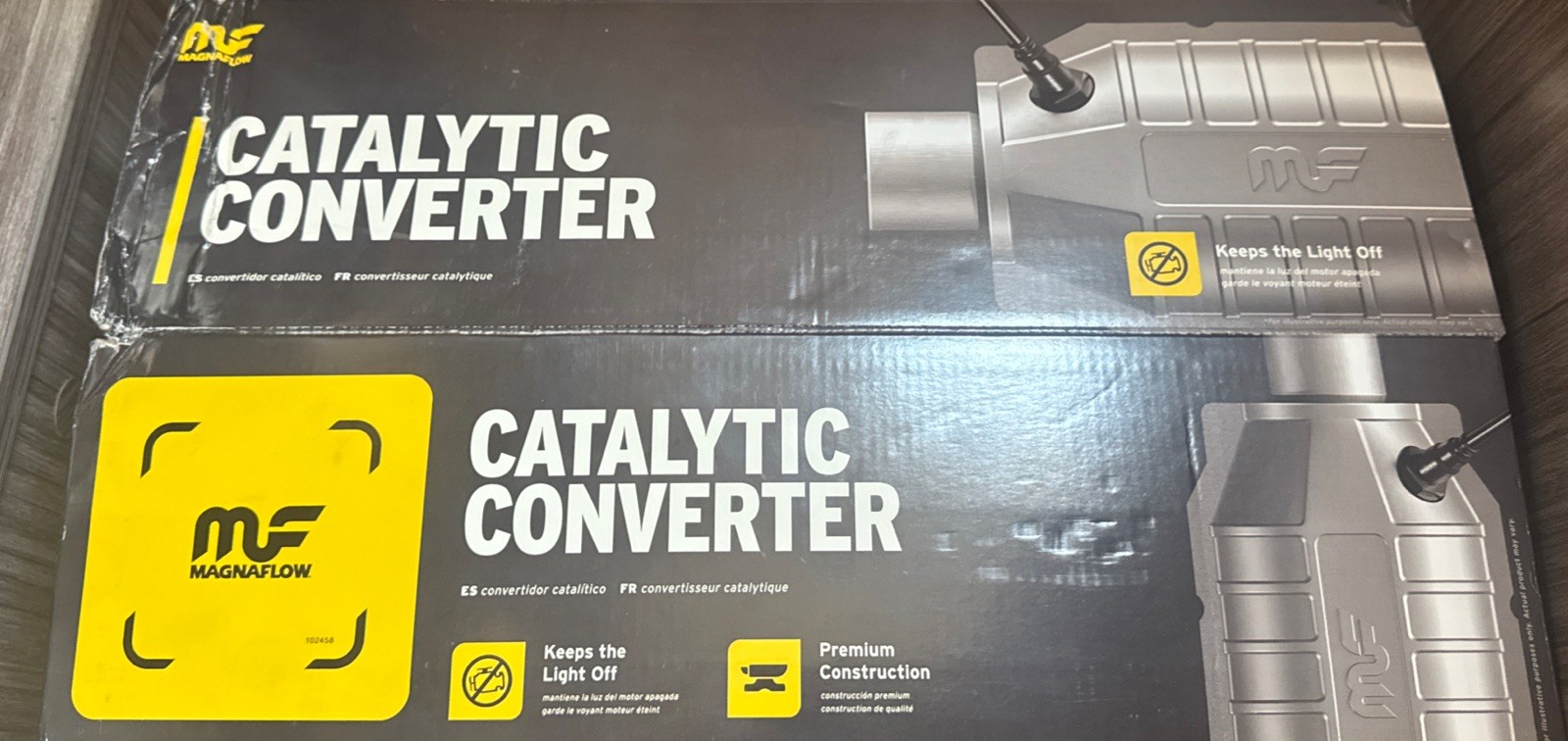 MagnaFlow Universal 2.25-inch Grade Catalytic Converter Part 51355 MagnaFlow Universal 2.25-inch Grade Catalytic Converter Part 51355