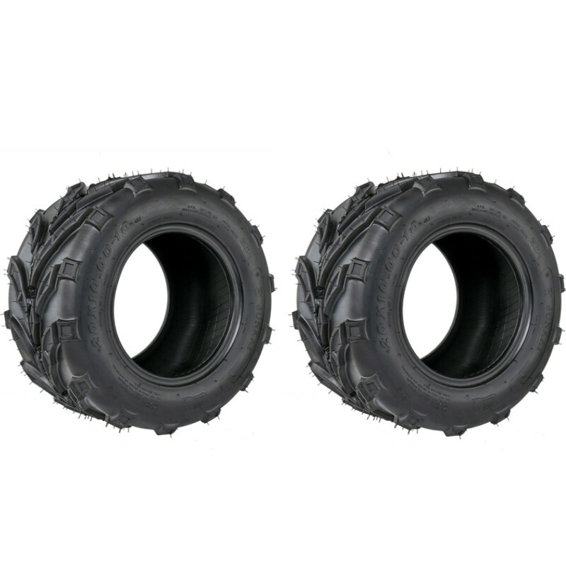 2pc 20x10-10 20x10x10 Tire Lawn Mower ATV Golf Cart Turf  Dirt bike 20x10.00-10